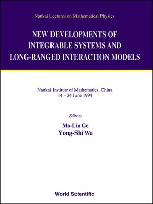cover image of New Developments of Integrable Systems and Long-ranged Interaction Models
